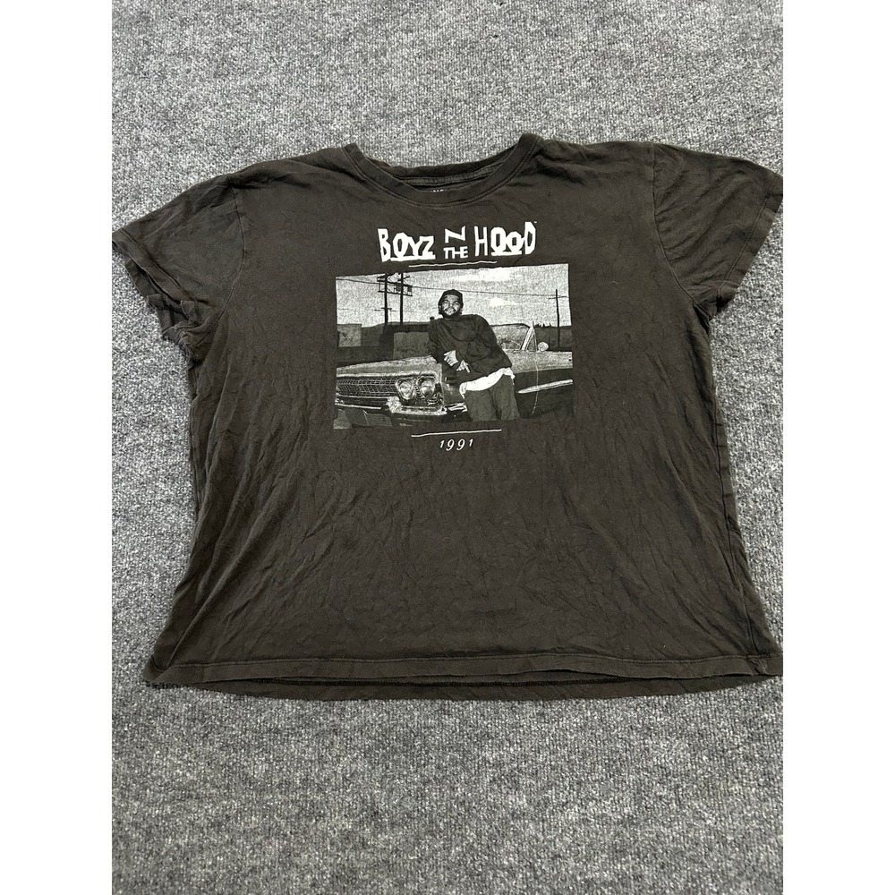 Mad Engine T-Shirt Womens Size 2XL Black Boyz N The Hood Graphic 1991 Movie